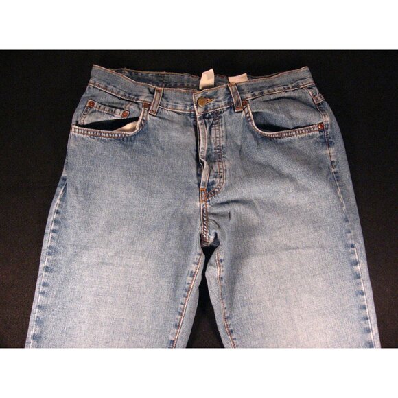 Lucky Brand Women's Blue Jeans tag 10/30 LOW RISE EASY FIT FLARE - Picture 3 of 10